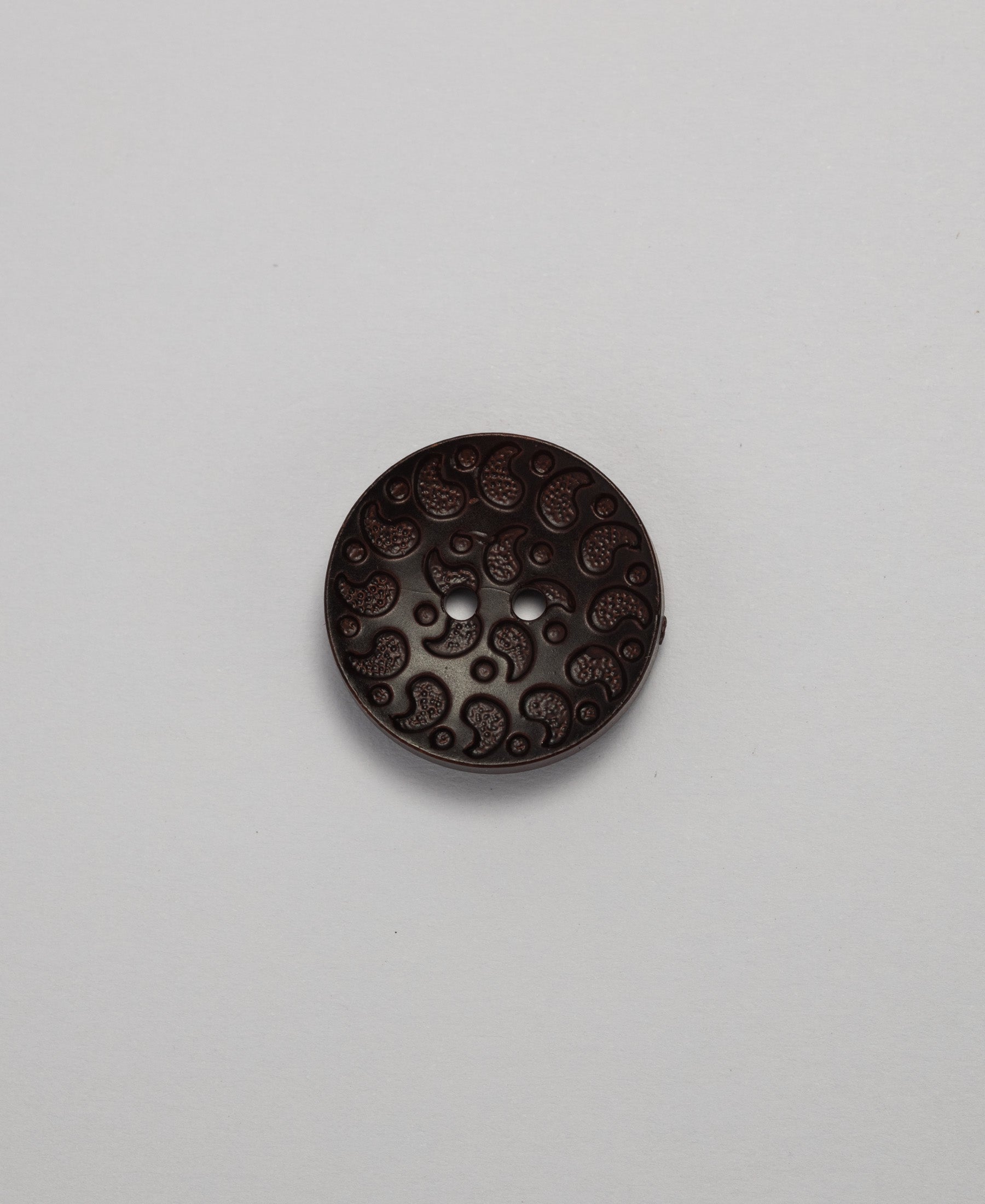 Teardrop Wooden Buttons - 2 Hole - 22mm- Chocolate (SOLD IN PACKS OF 1 ...