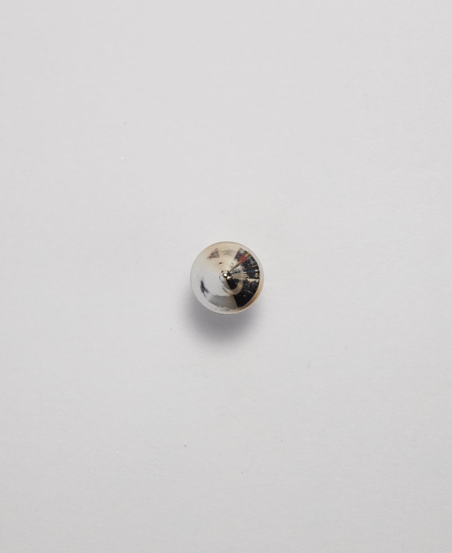 Pointy Round Buttons - Shank - 10mm - Silver (SOLD IN PACKS OF 10)