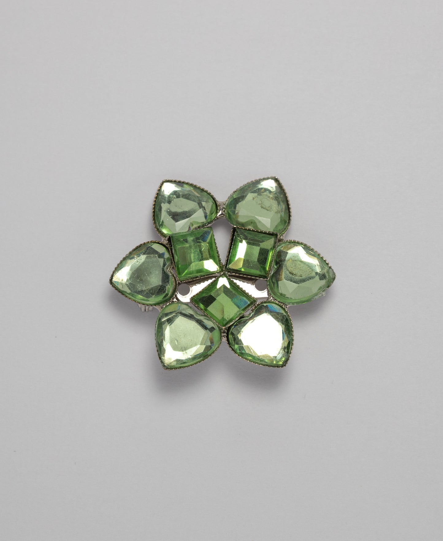 Flower Petal Brooch - Lime