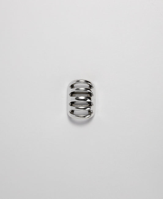 Shoulder Straps - Silver Small 4 Slit (SOLD IN PAIRS)