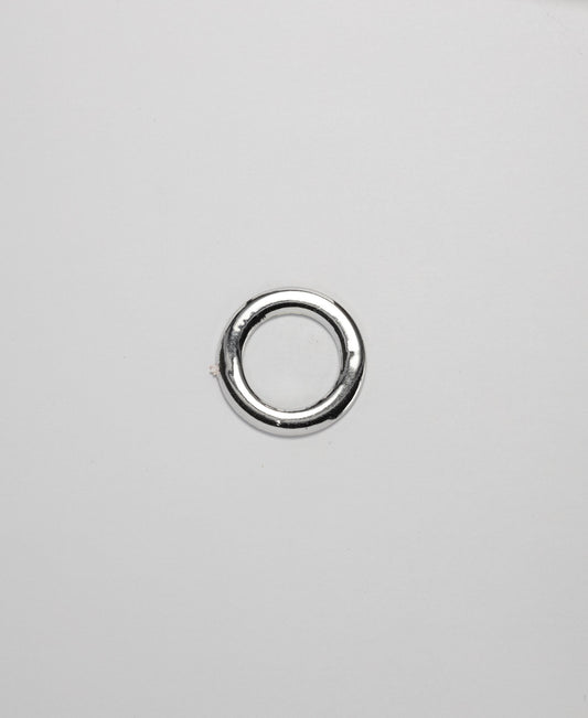 O-Ring - ABS Silver Flat (25mm) (SOLD IN PACKS OF 10)