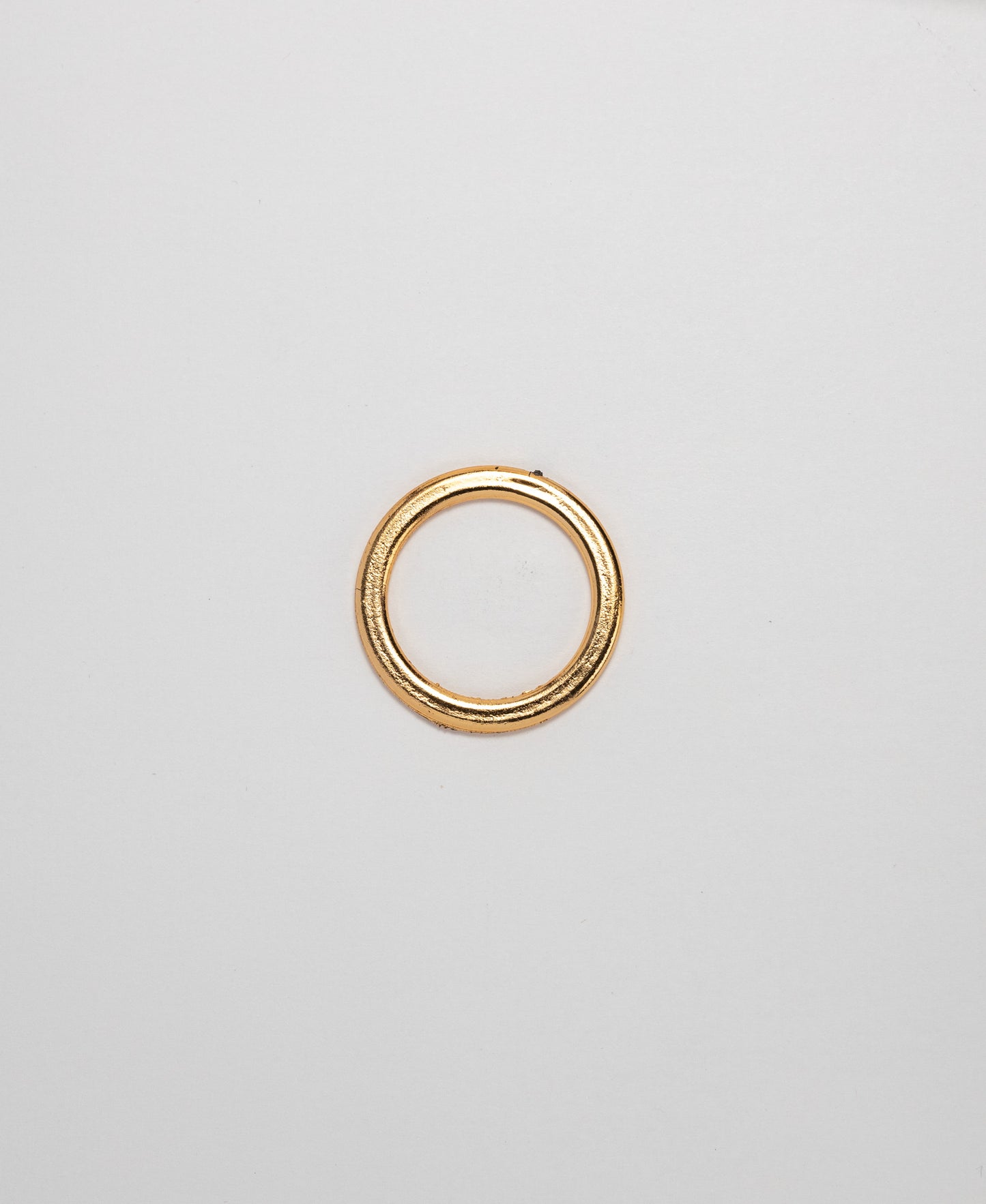 O-Ring - ABS Gold Flat (25mm) (SOLD IN PACKS OF 10)
