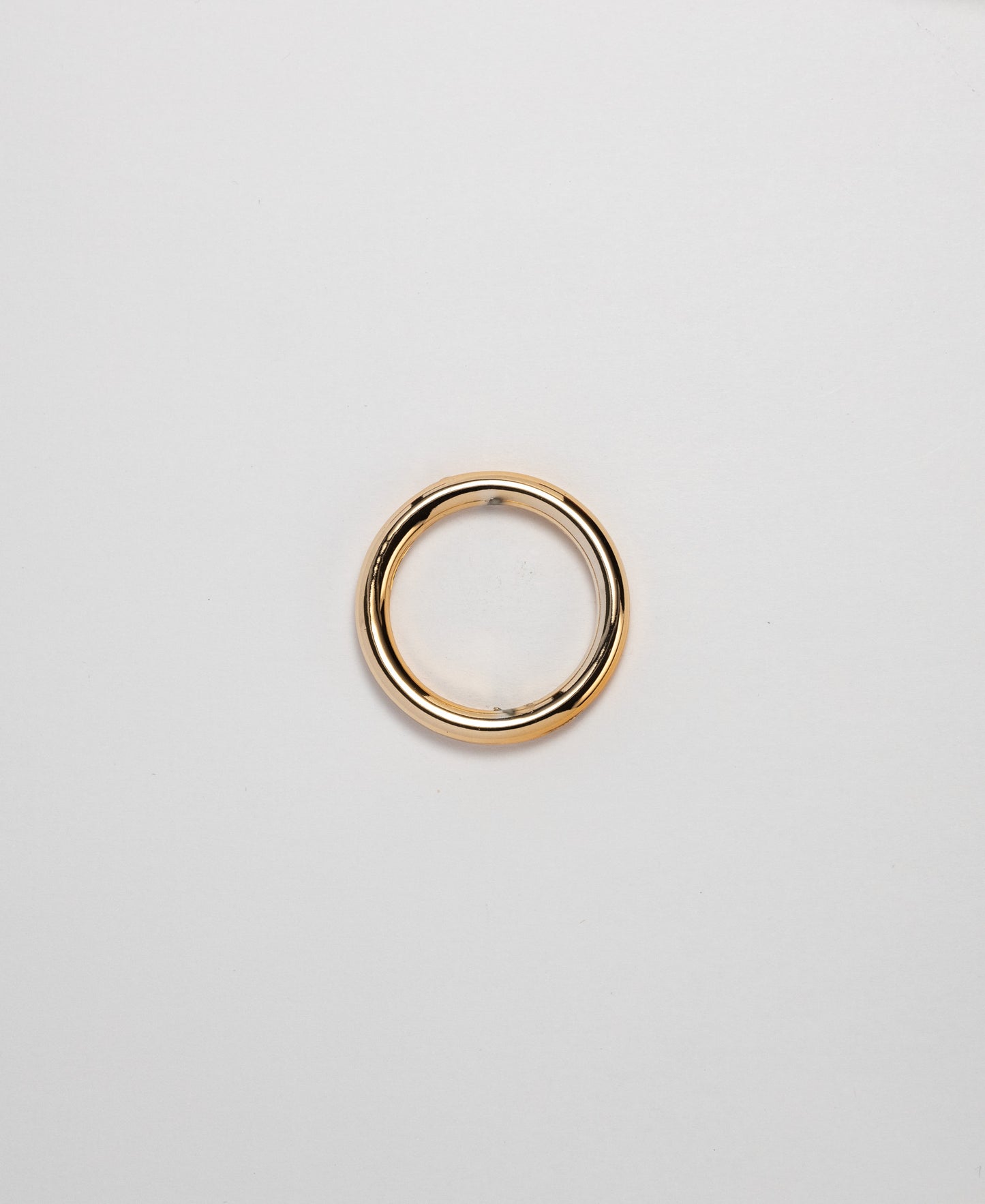 O-Ring - ABS Rose Gold Tubular (25mm) (SOLD IN PACKS OF 10)