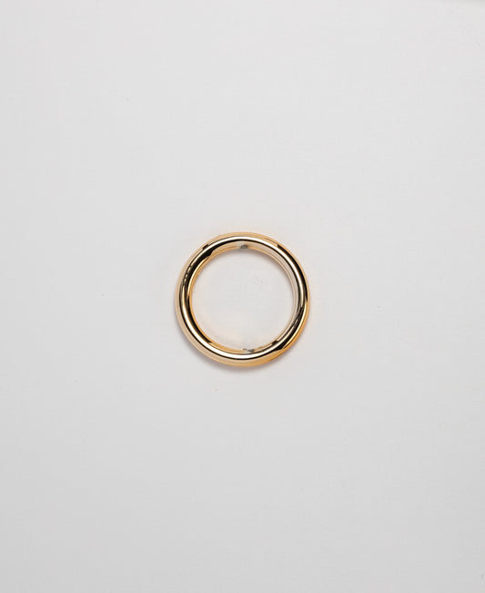 O-Ring - ABS Rose Gold Tubular (25mm) (SOLD IN PACKS OF 10)