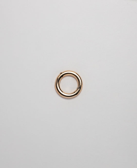 O-Ring - ABS Rose Gold Flat (15mm) (SOLD IN PACKS OF 10)