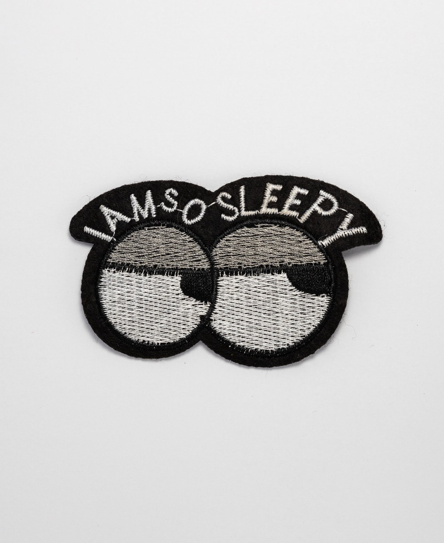 Iron on Motif - Sleepy Eyes (GREY)