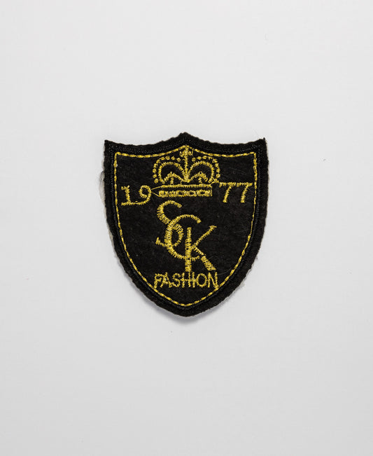 Iron on Motif - Black/Gold SCK Fashion 1977