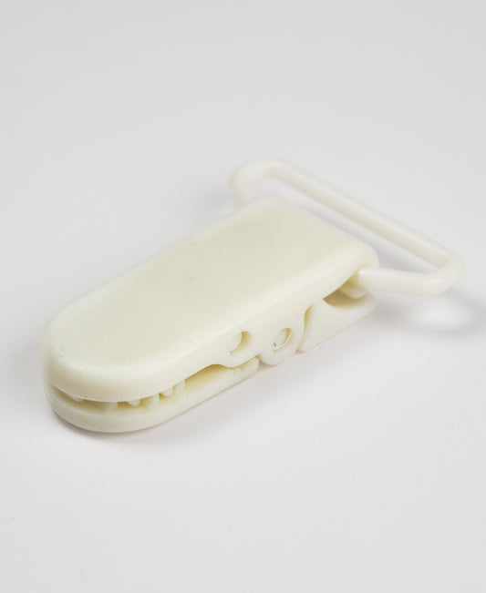 Plastic Dummy Clip -(WHITE)