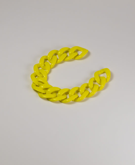 Acrylic Links Chain - Yellow