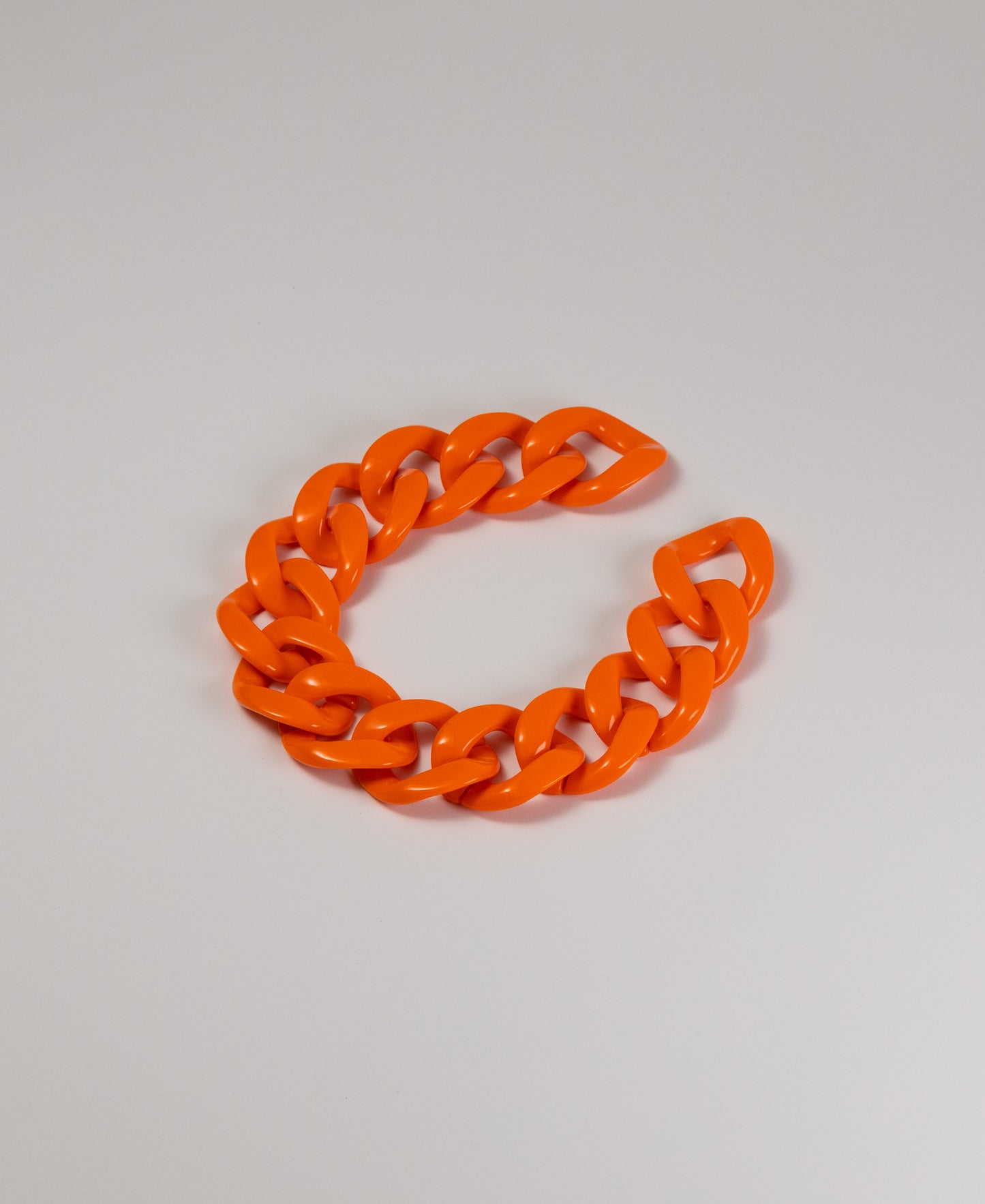 Acrylic Links Chain - Orange