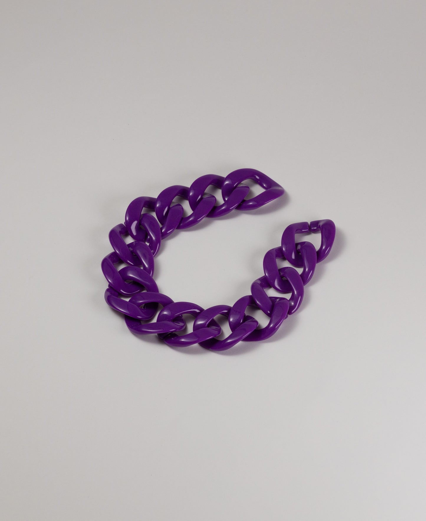 Acrylic Link Chains - Purple