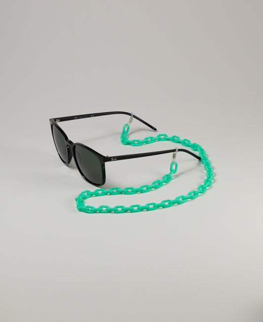 Sunglasses Chain Acrylic Links - Turquoise