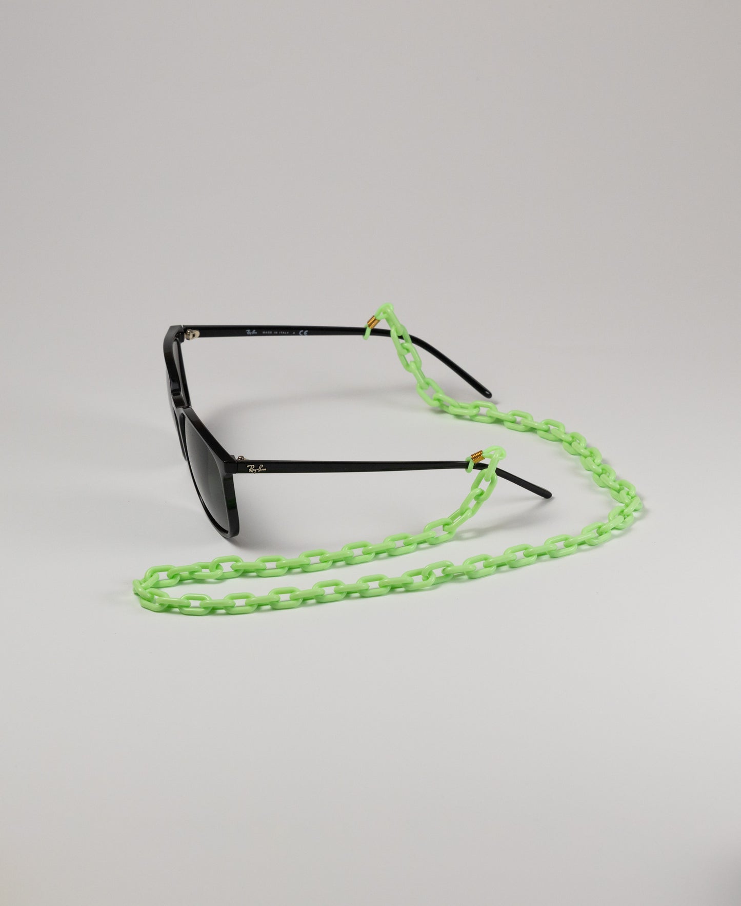 Sunglasses Chain Acrylic Links - Green
