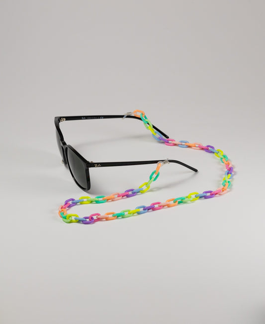 Sunglasses Chain Acrylic Links - Multicoloured