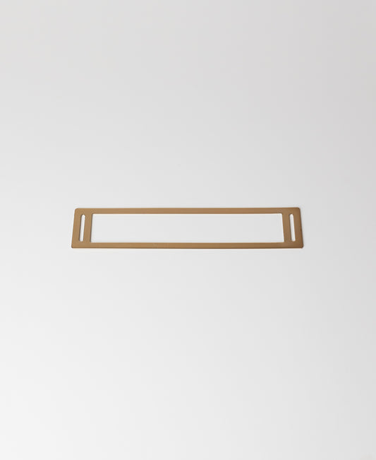 Metal Plate - Gold Rectangle Slit