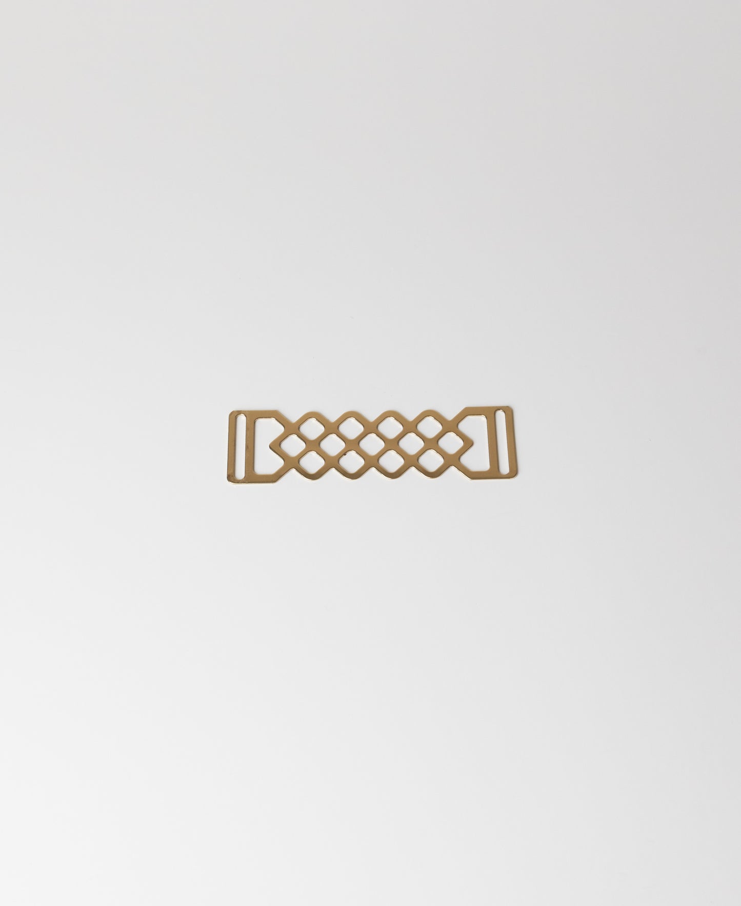 Metal Plate - Gold Diamond Pattern