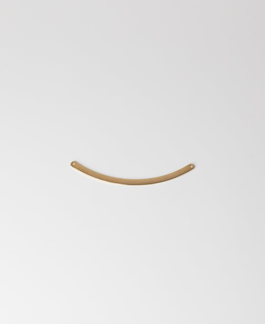 Metal Plate - Gold Curve