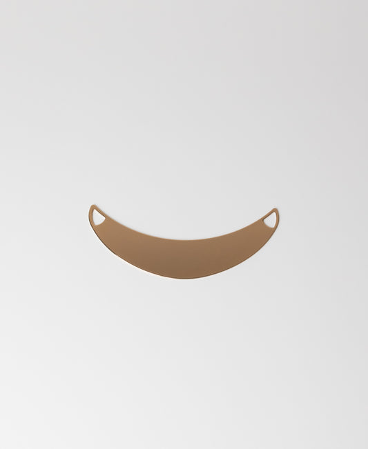 Metal Plate - Gold Plain Moon