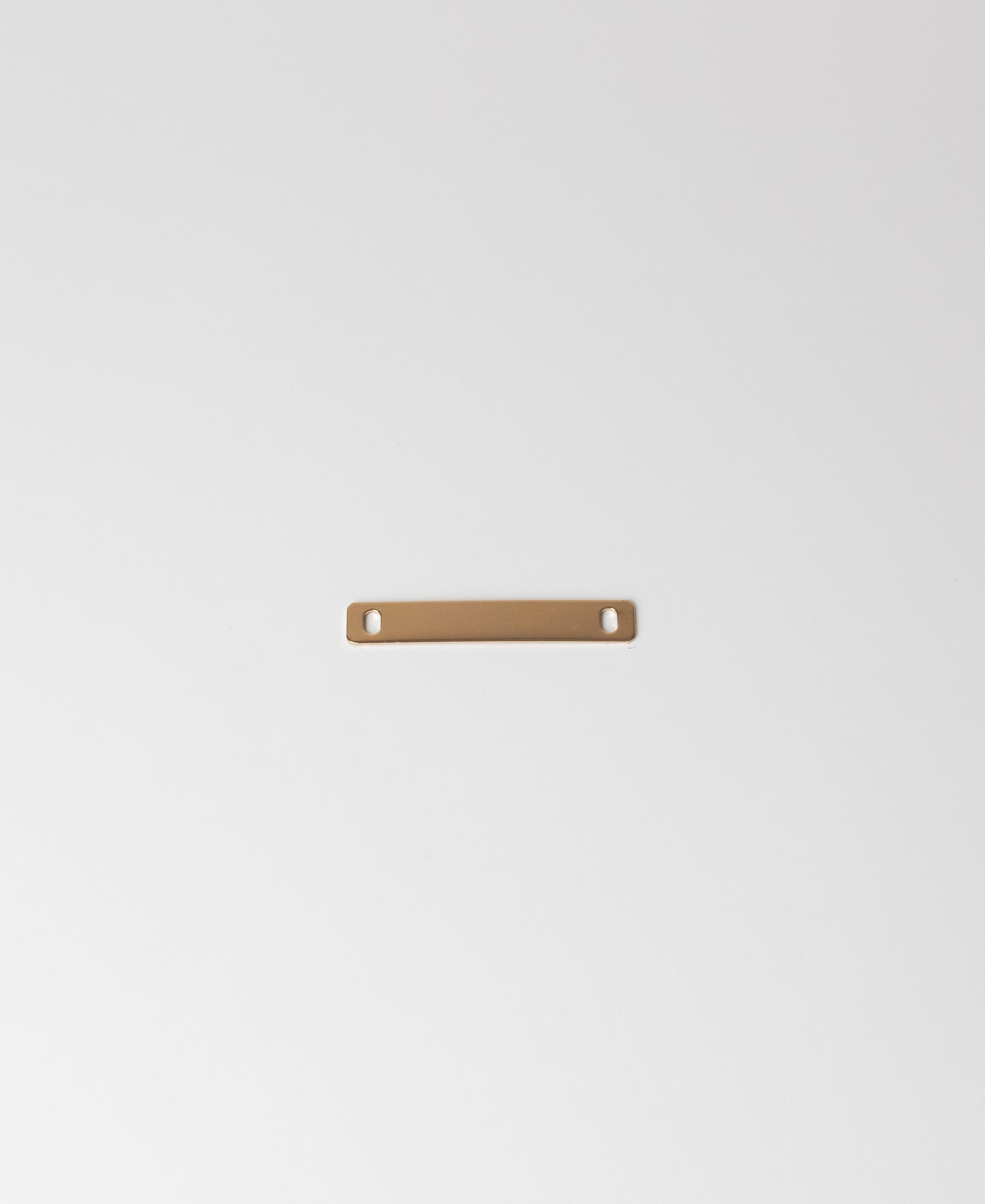 Metal Plate - Gold Rectangle