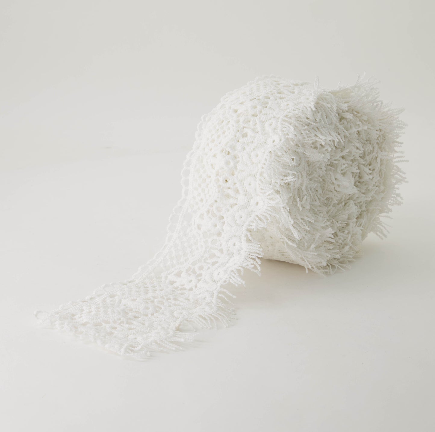 Scalloped Polyester Lace  (SOLD PER METER)