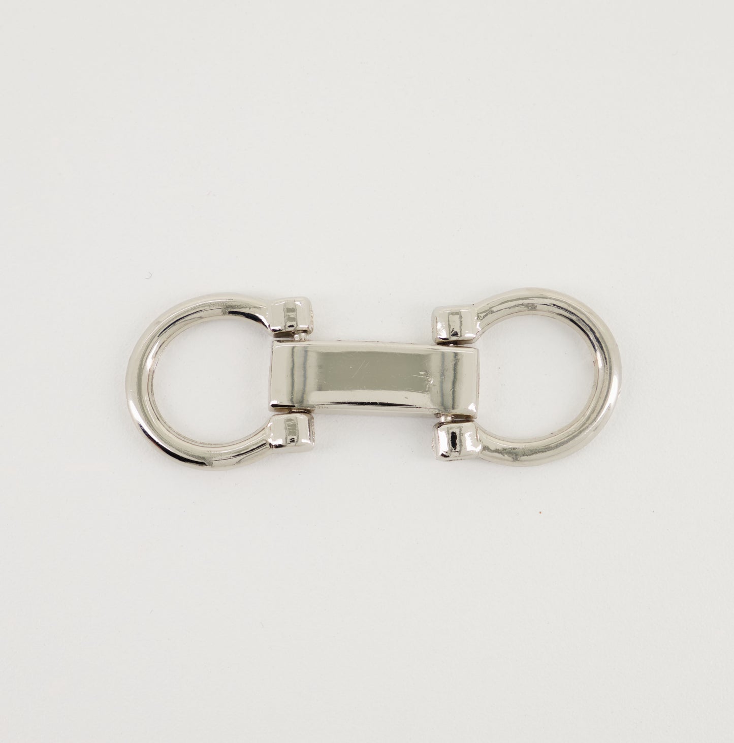 Silver O Ring Metal Interlocking Buckle