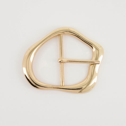 Oblong Rose Gold Metal Slider and Prong