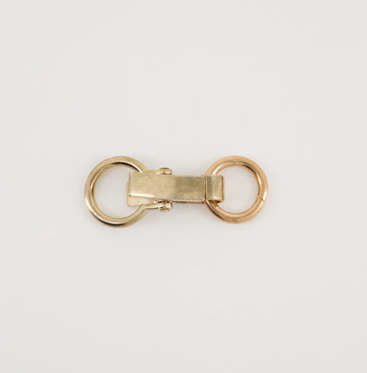 Rose Gold Interlocking O Ring Buckle