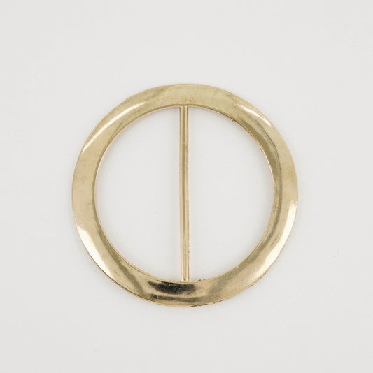 Gold Inner Bar Round Buckle (4.8cm)