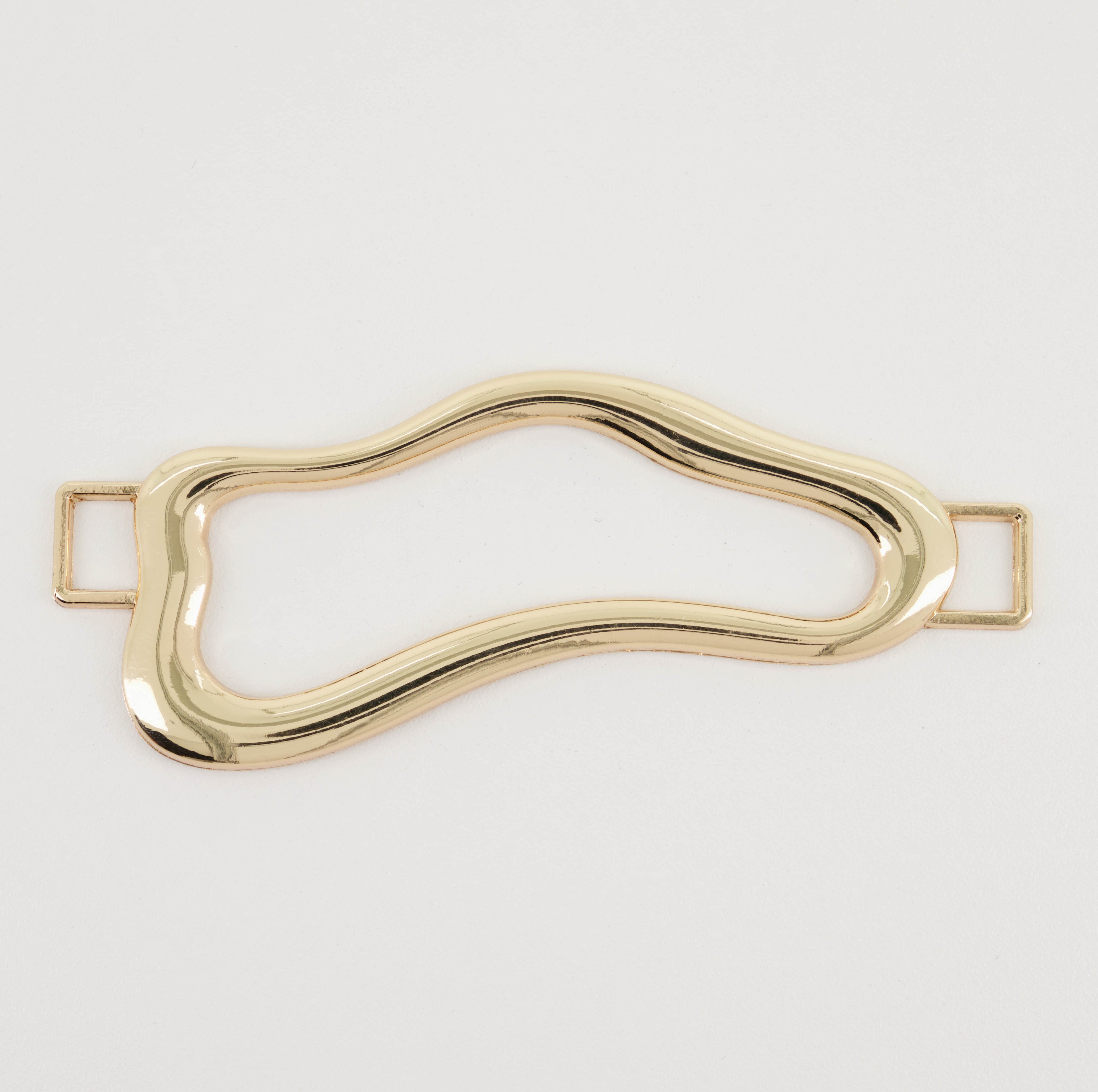Open Loop Buckle Rose Gold Oblong Loop Metal Buckle – Trims n Things
