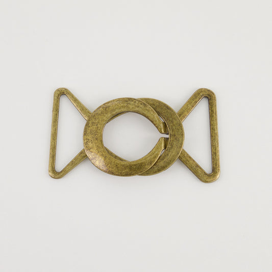 Brass Interlocking  Buckle (7cm)