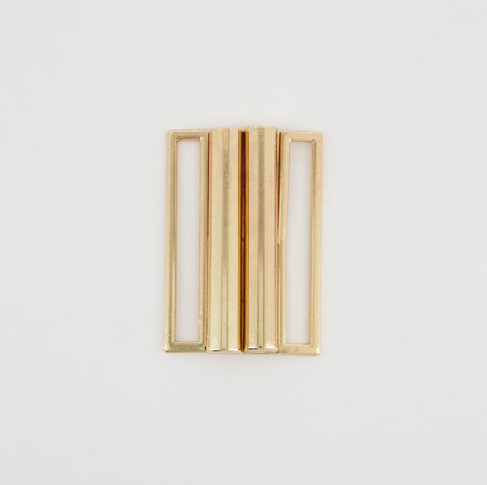 Rose Gold Interlocking Metal Buckle