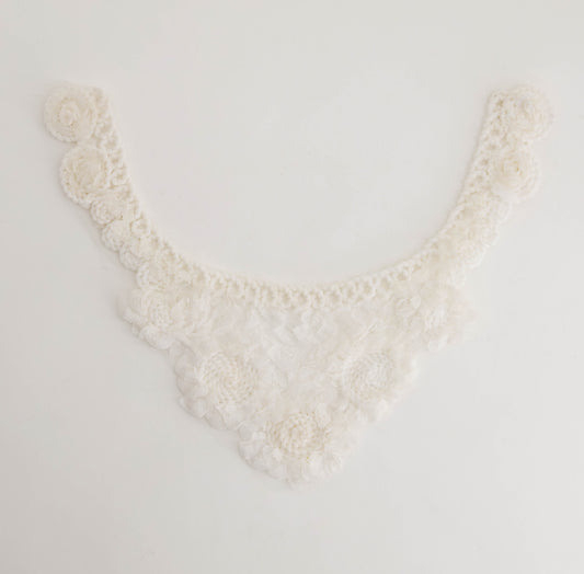 Ruffle Cornelli Flower Neckpiece