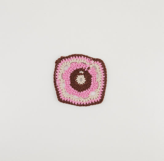 Square Crochet Flower Motif