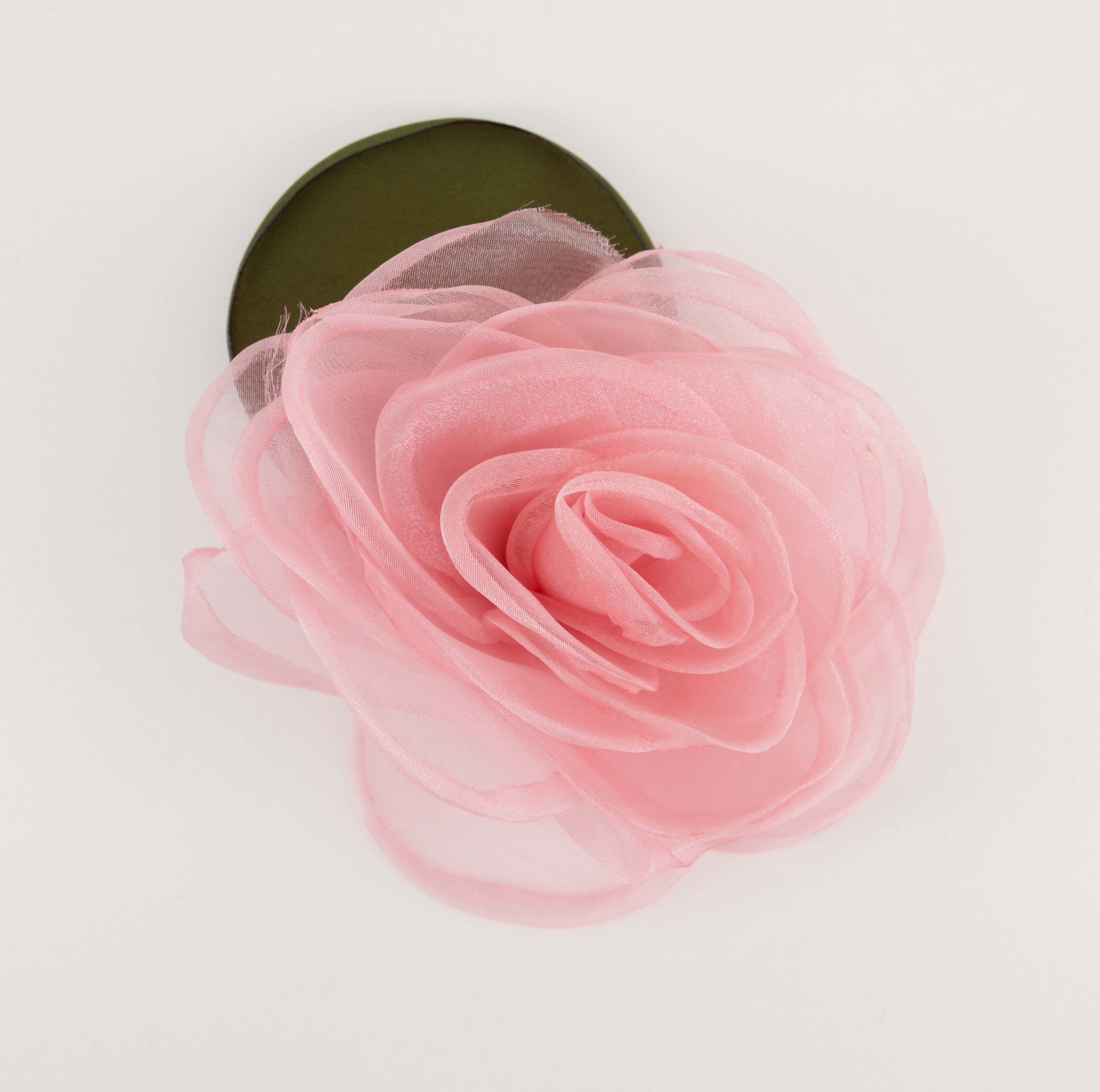 Flower Pin Rolimons Organza Flower Brooches – Trims n Things